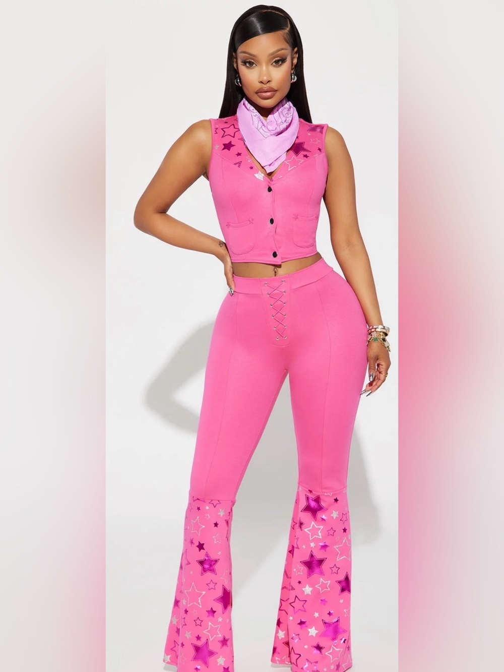 Fashion nova cowgirl “Barbie style” look.